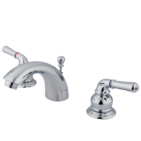 Mini-Widespread Bathroom Faucet, Polished Chrome